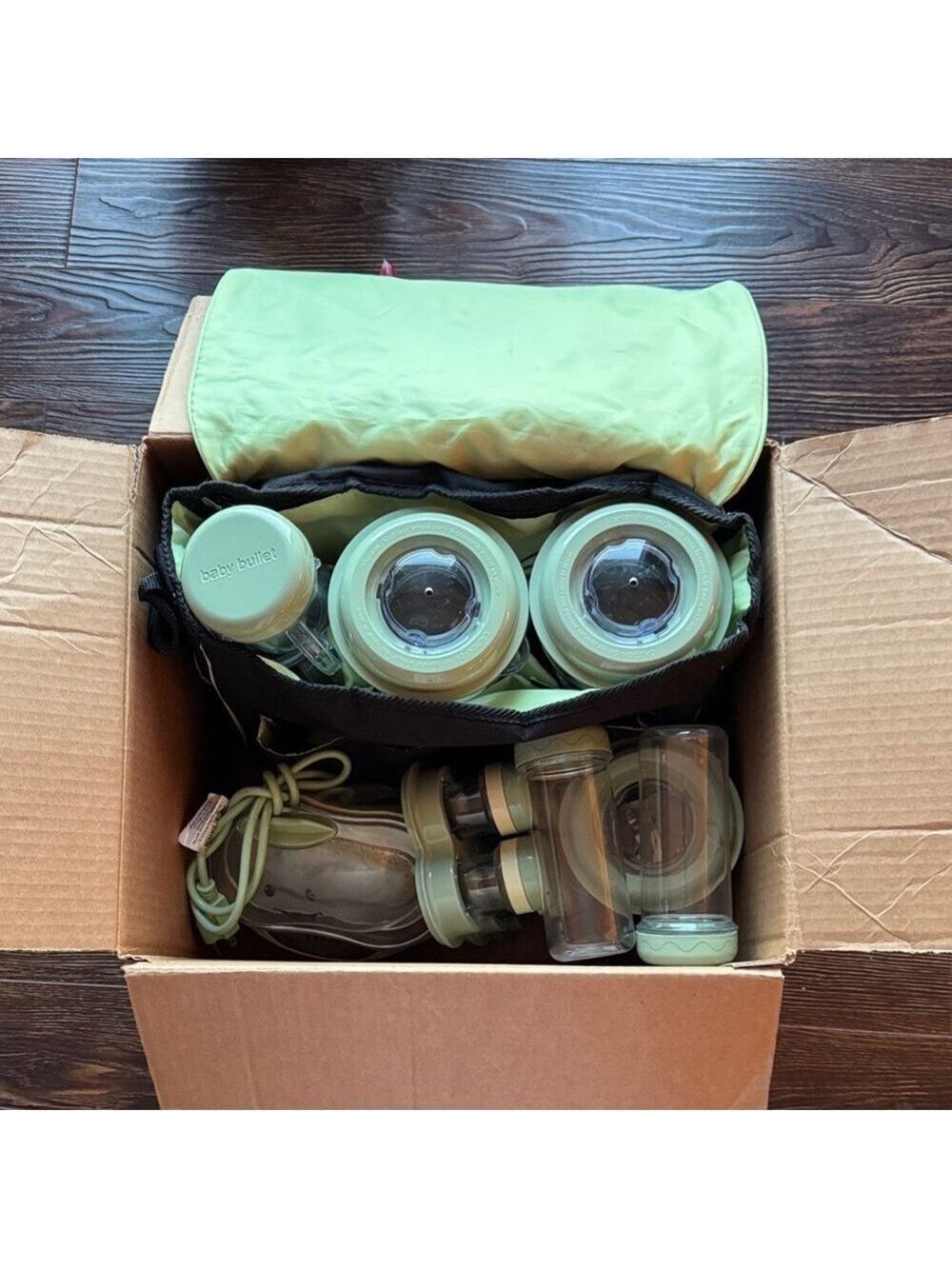 Baby Bullet Green Kids Accessory Set And Steamer❤️